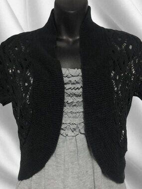 Say What? Y2K Knit Bolero Cardi